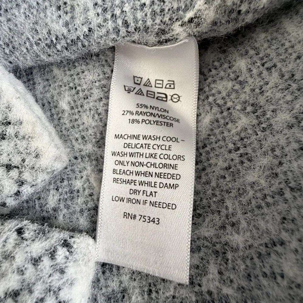 Rachel Zoe Blue Plaid Knit Shacket Sz M Snap Front Jacket Coastal Layering Cozy